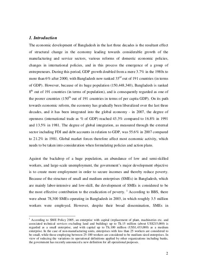 Development of our country essay